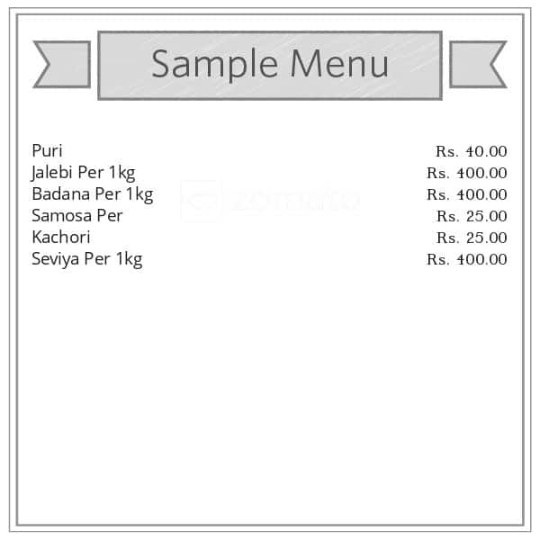 Jhandu Di Hatti menu