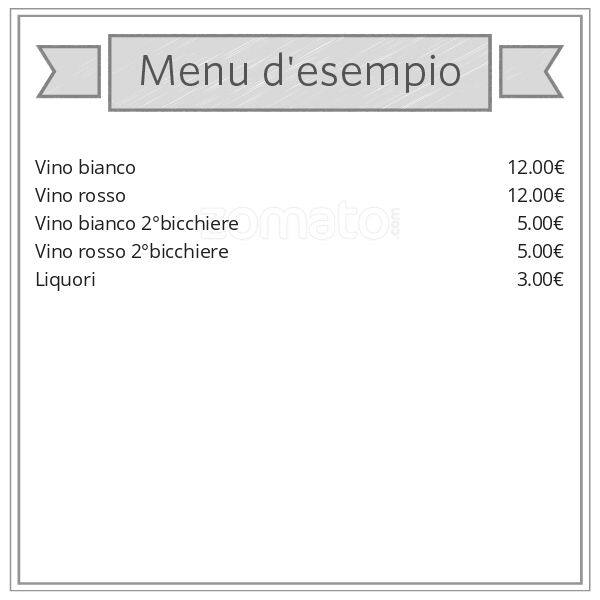 Menu di La Bottega di via Mussi 