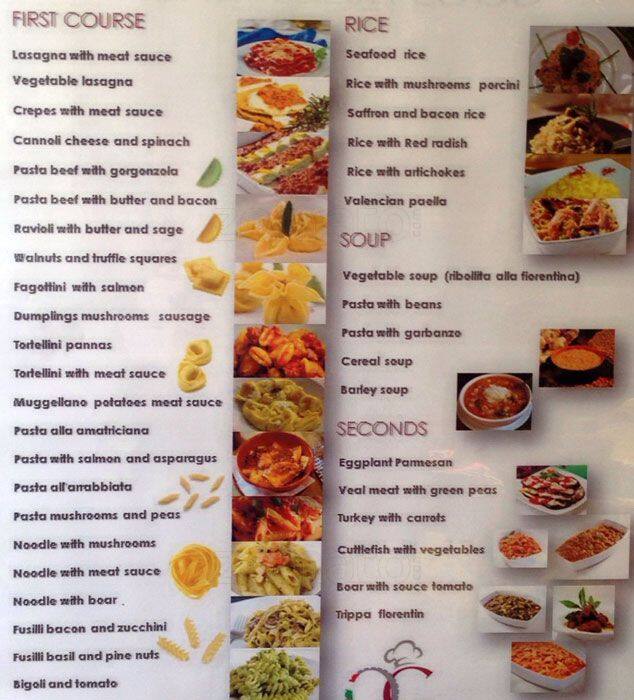 Menu di Dream Caffè 