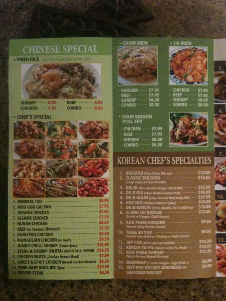 Seoul Garden Menu, Menu for Seoul Garden, Columbus, Columbus Seoul Garden Menu, Menu for Seoul Garden, Columbus, Columbus