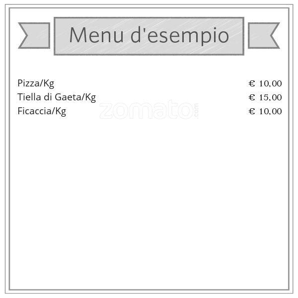 Menu di La Commissaria - Mercato della Magliana 