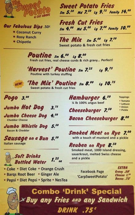 the sweet potato menu menu for the sweet potato carp ottawa urbanspoon zomato the sweet potato menu menu for the sweet potato carp ottawa urbanspoon zomato