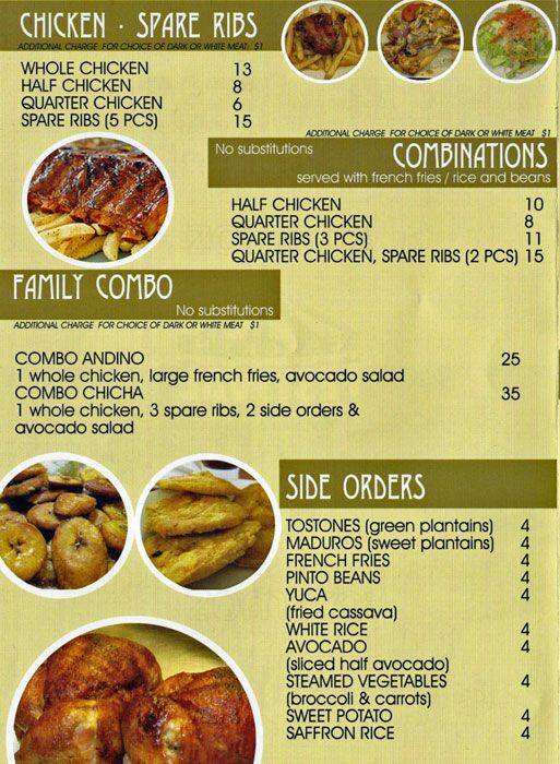 Chicken Festival Menu, Menu for Chicken Festival, Upper East Side, New