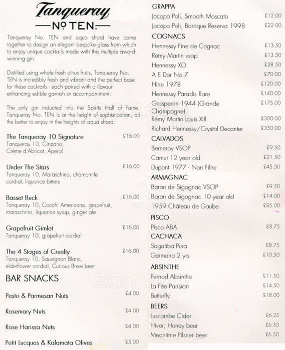 bar 35 menu