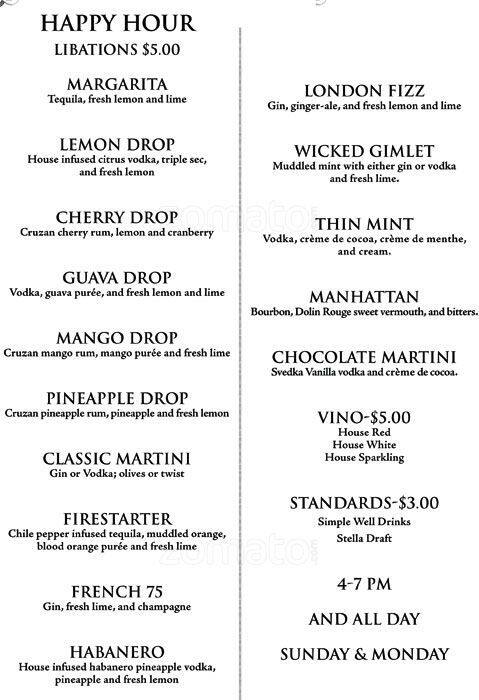 Vault menu