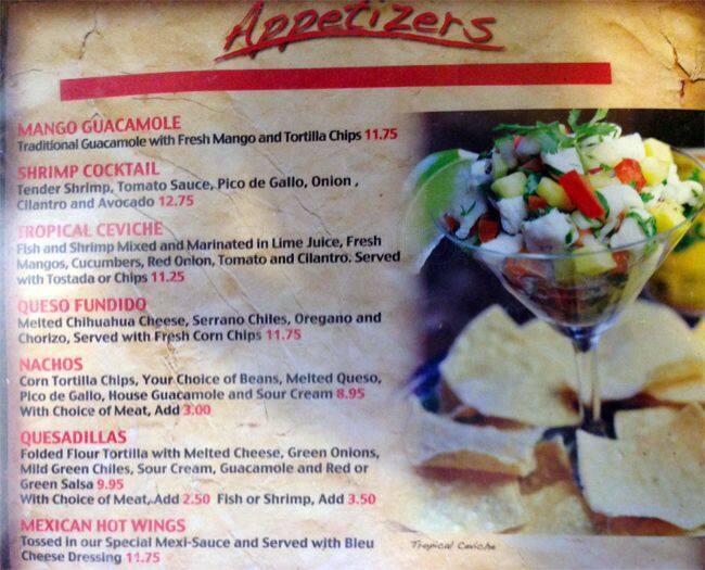 Mangos Taqueria and Cantina Menu Urbanspoon/Zomato