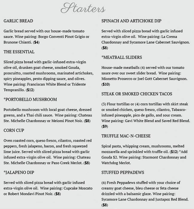 Capone's Oven and Bar a Houston Foto del Menu con Prezzi Urbanspoon/Zomato