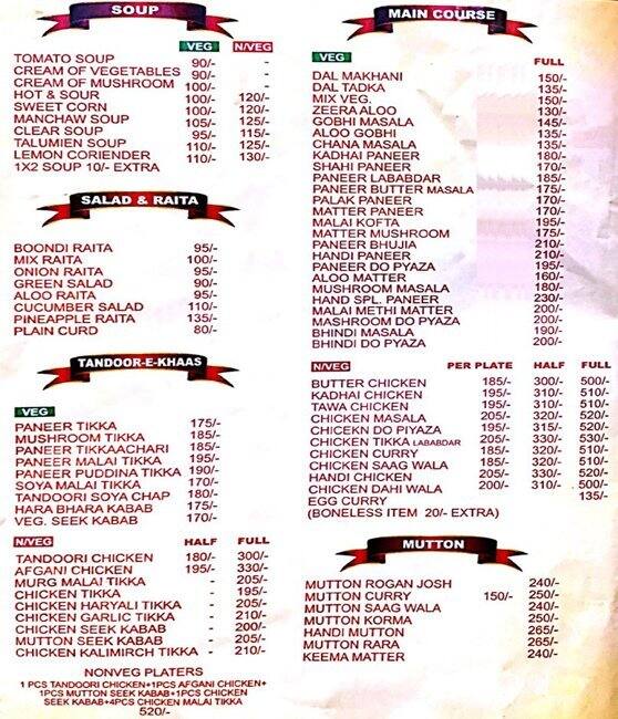 The Tandoori Kitchen Menu Menu For The Tandoori Kitchen Sector 22   5c97cfa5371e5d9a7cd6149c76524b98 