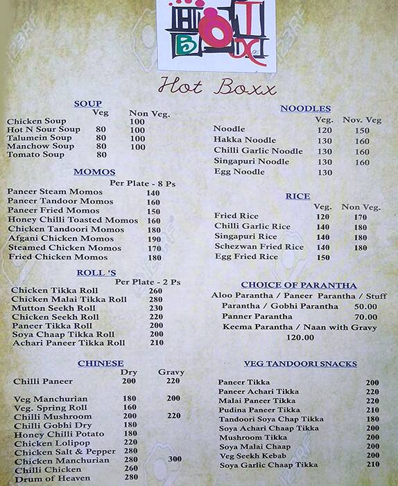 Hot Box Munirka New Delhi