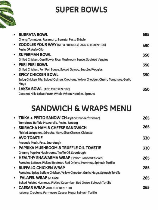 Menu at Kale & Kaffé, Mumbai, Ground Floor