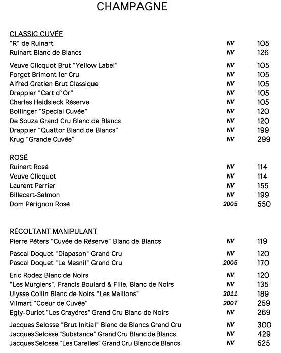 Menu at Berners Tavern pub & bar, London, 10 Berners St