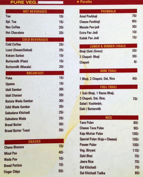 Menu at Tejas, Pune, 3 Treasure Park Sant Nagar Road