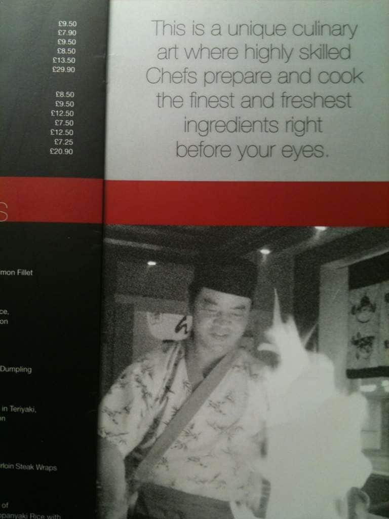 White Lotus Goomet menu