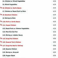 Asian Garden Menu Menu For Asian Garden San Marcos San Marcos