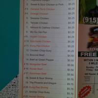 Peking Garden Menu Menu For Peking Garden Northwest El Paso