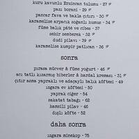 Aheste Pera Menu Menu For Aheste Pera Asmalimescit Istanbul