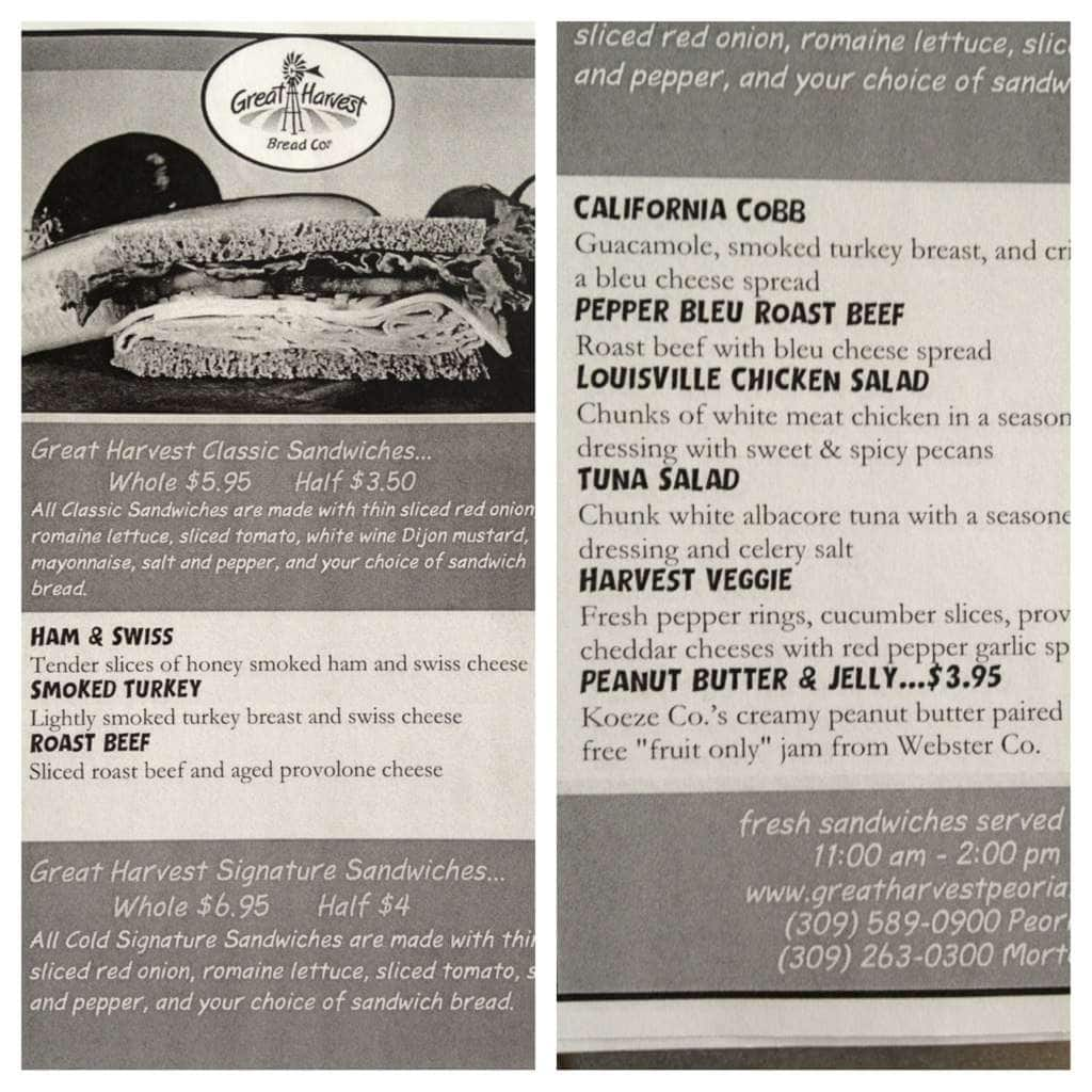 menu-at-great-harvest-bread-co-restaurant-peoria