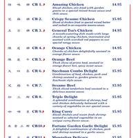 Fortune Garden Menu Menu For Fortune Garden Portland Portland