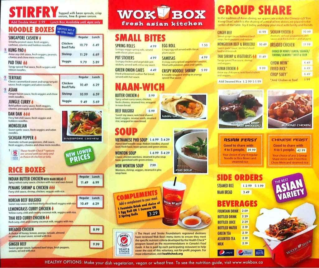 Daily Deals Wok Box