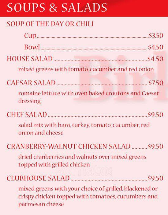 Menu at Arnies Tavern pub & bar, Huntersville