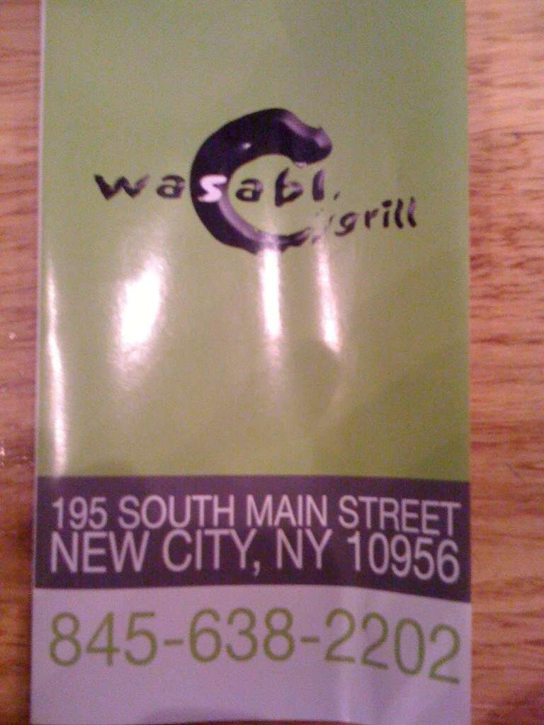 Wasabi Restaurant Menu, Menu for Wasabi Restaurant, Nyack, Hudson