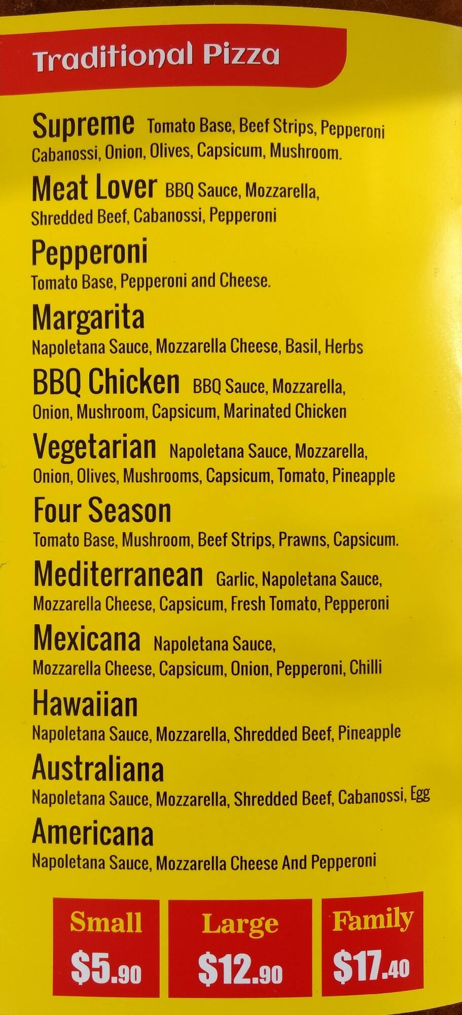 Menu Rope Restaurant Menu at Ropes Pizza & Kebab pizzeria, Ropes Crossing