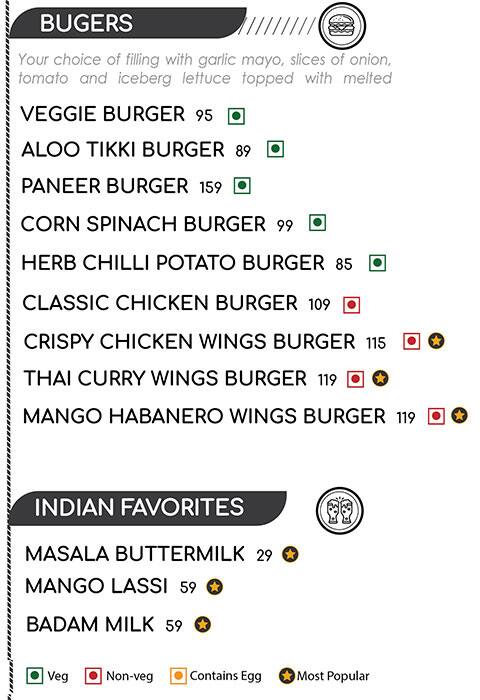 Menu of Street 8, Kumaraswamy Layout, Bangalore