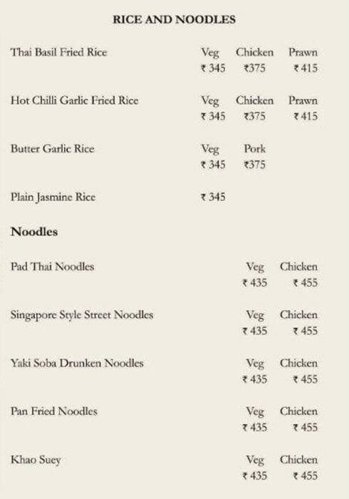 Li Kitchen Menu Menu at LI&PO ASIAN KITCHEN, New Delhi