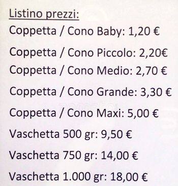Menu di Naturalia 