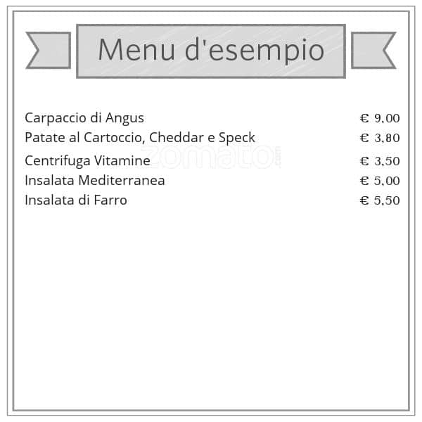 Menu di My Bags - Baguetteria 