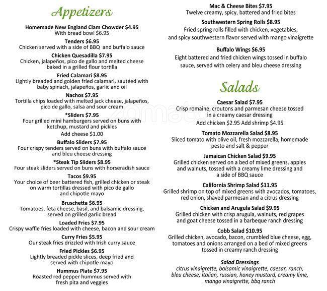 LIR menu