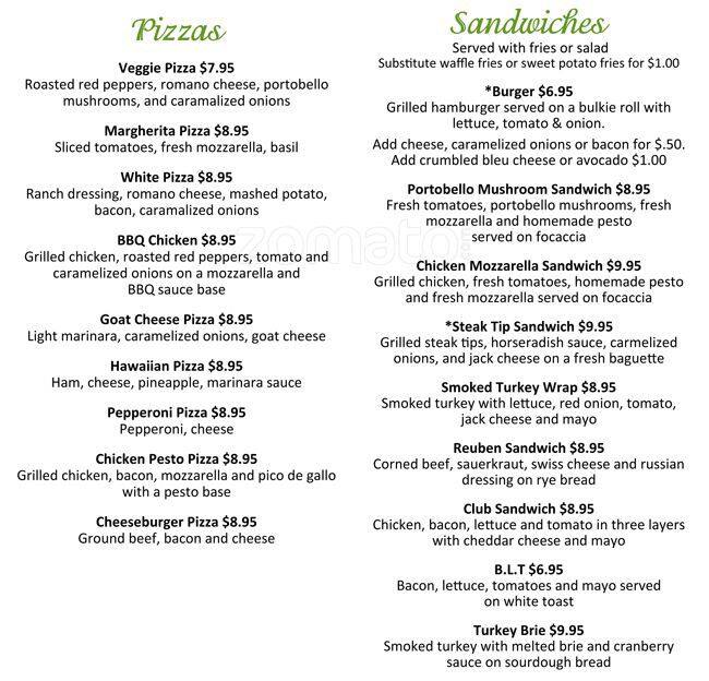 LIR menu