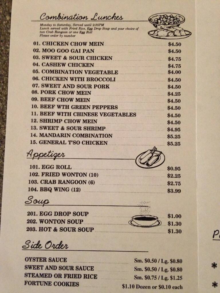 Lotus Garden Menu Menu For Lotus Garden Joplin Joplin