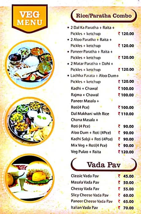 Menu at Newtown Snack's Corner, Kolkata