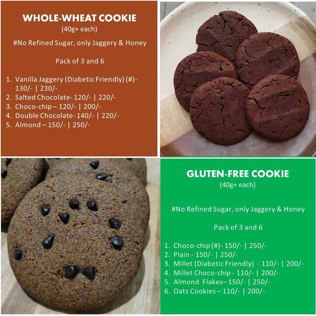 Two Wholesome Bakers Kitchen ( a unit of Wholesome Foods) menu
