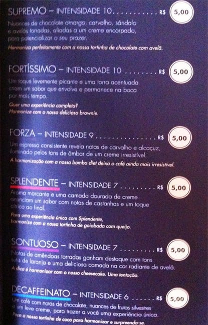 Café do Ponto cardápio