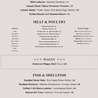 Blt Steak Menu Menu For Blt Steak West Hollywood West Hollywood