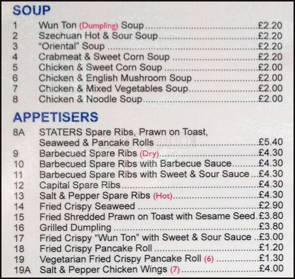 oriental chef menu menu for oriental chef edmonton london