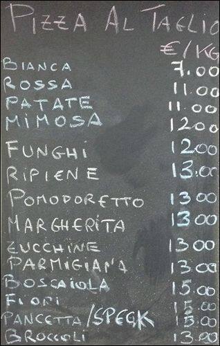 Menu di Pizzeria Iole 