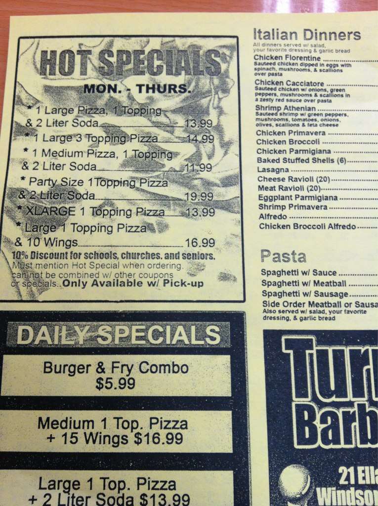 Bagel Express menu, Menu restauracji Bagel Express, Windsor Locks, Hartford Urbanspoon/Zomato