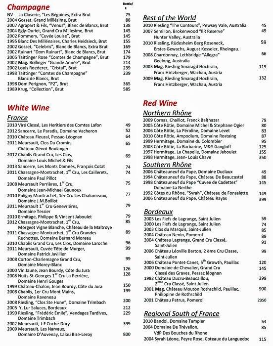 28 50 Wine Workshop Kitchen Menu