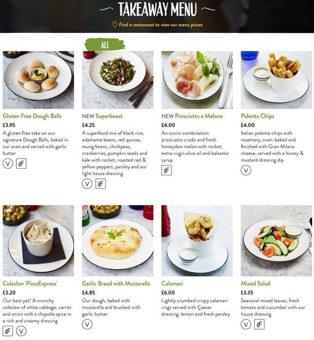 Pizza Express Menu, Menu for Pizza Express, Radlett, London Zomato UK