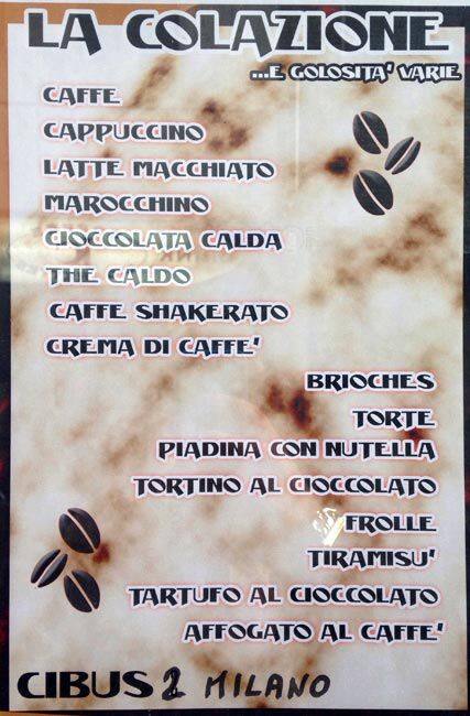 Menu di Cibus 2 