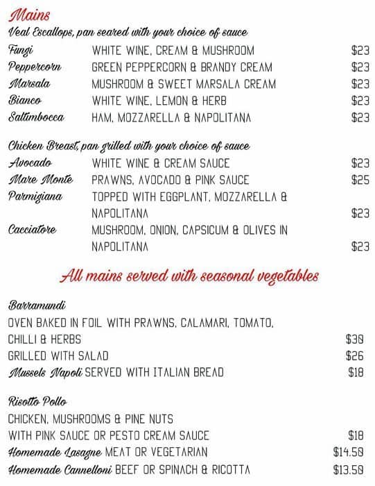 Pastizzi Cafe Menu, Menu for Pastizzi Cafe, Newtown, Sydney