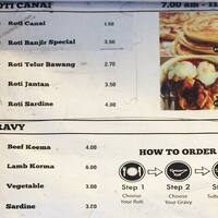 Ehsan S Menu Menu For Ehsan S Seksyen 14 Shah Alam Selangor