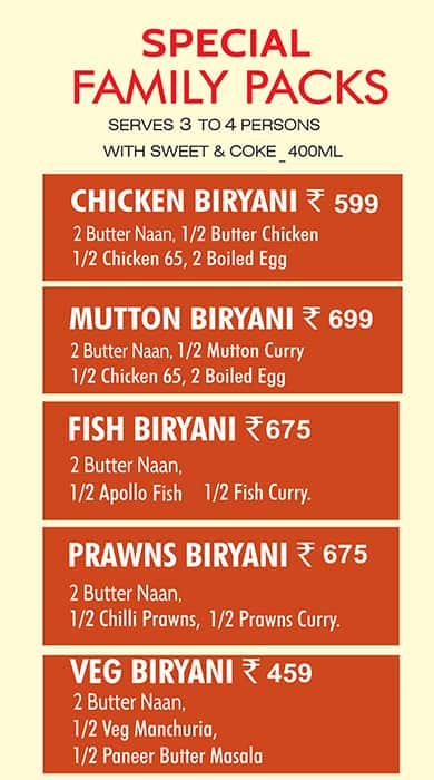 Fishland Restaurant menu
