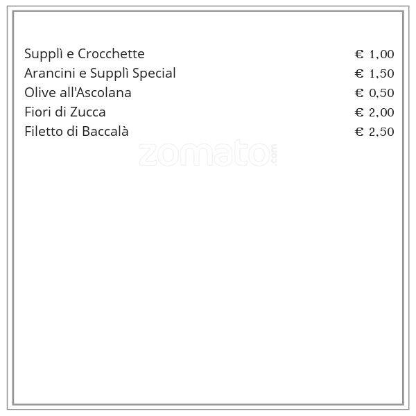 Menu di Pizza Cube 