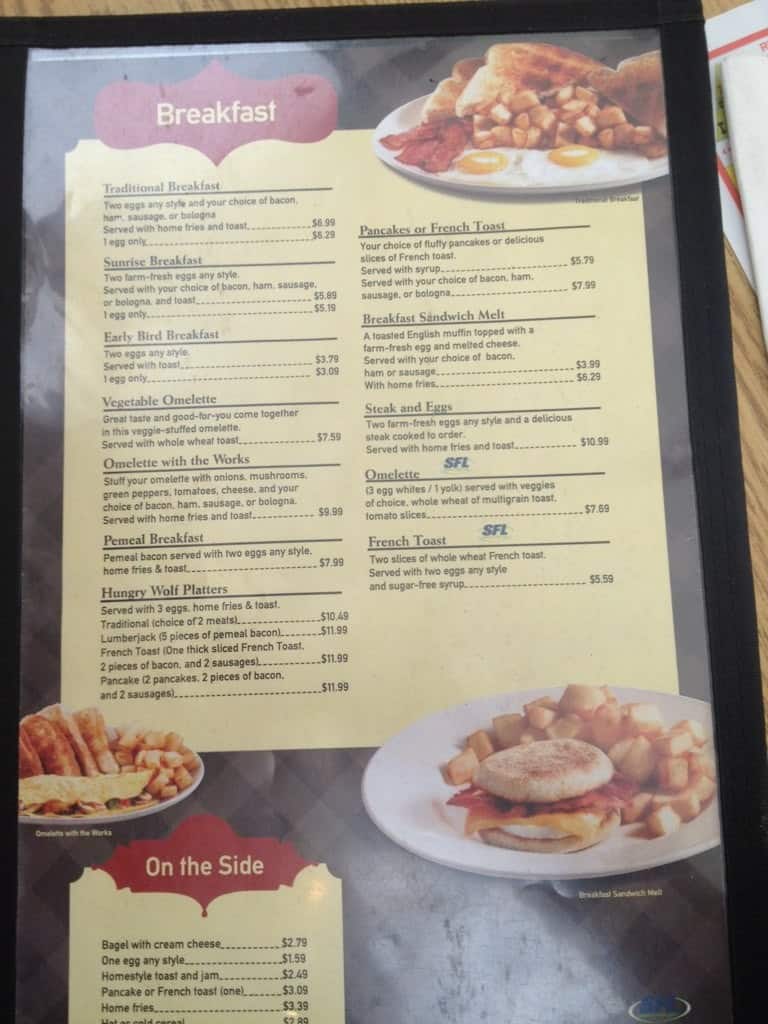 Menu at Pembroke Big Stop Restaurant, Pembroke, Paul Martin Dr