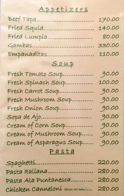 Beehive menu