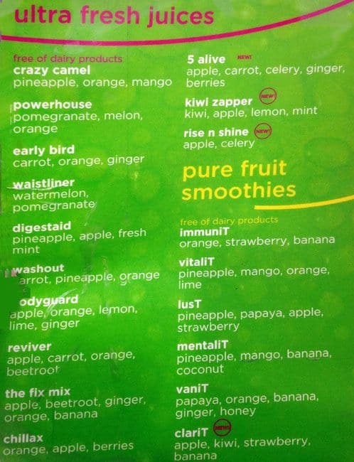 juice zomato fruit Juice 1 Tonic Menu Barsha Tonic Juice Bar, Menu, for Bar